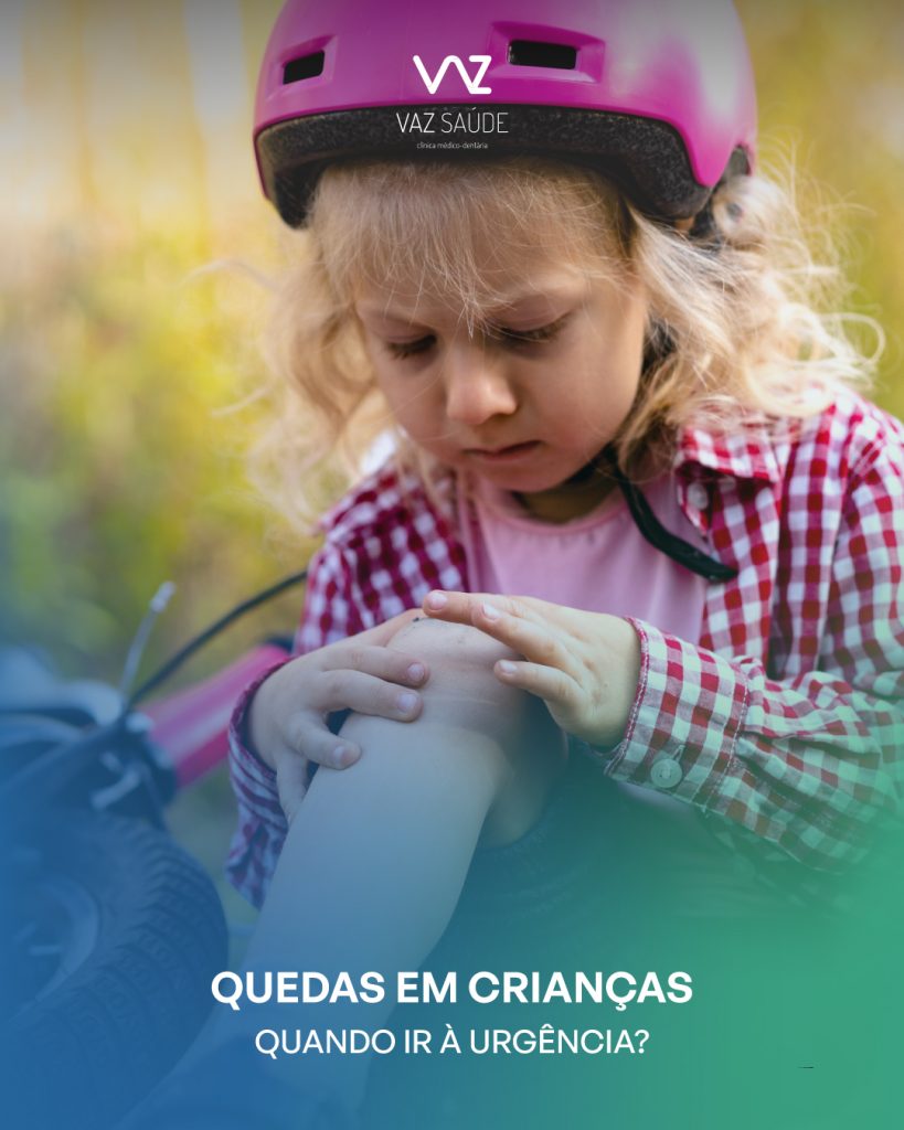 Quedas em crianças: o que observar?